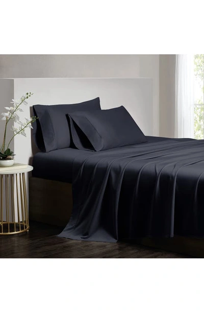 Shop Dkny Set Of 2 Luxe Egyptian Cotton 700 Thread Count Pillowcases In Black