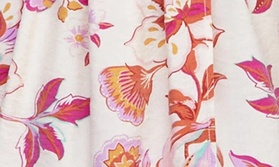 Mango Floral Wrap Dress Off White In Off White