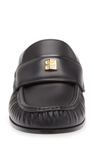 Shop Givenchy 4g Loafer Mule In Black