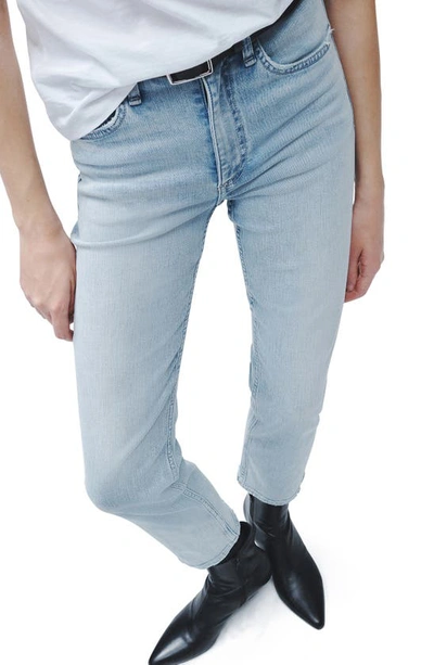 Shop Rag & Bone Wren Slim Fit High Waist Ankle Crop Jeans In Emma