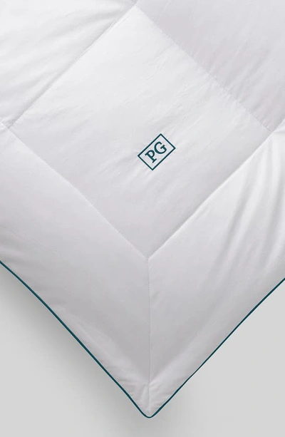 Pg Goods Top Feather Down Mattress Topper In White