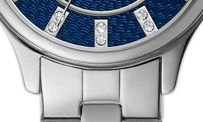 Shop Fossil Modern Sophisticate Cz Dial Bracelet Watch, 30mm In Silver