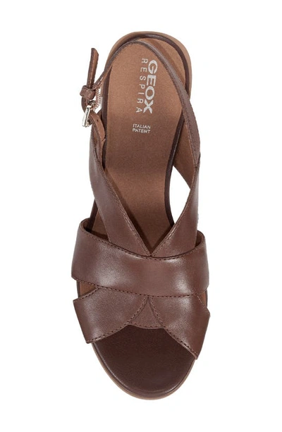 Shop Geox Mary Karmen Sandal In Brown