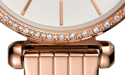 Fossil Women's Tillie Three-hand, Rose Gold-tone Stainless Steel Watch In Rose Gold