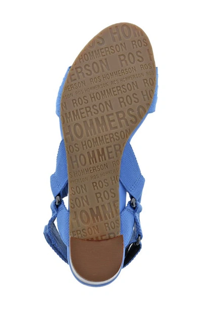 Shop Ros Hommerson Virtual Slingback Sandal In Blue Elastic