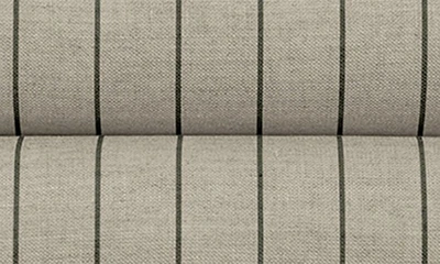 Shop Ella Jayne Home Stripe Linen & Cotton 3-piece Duvet Set In Natural Black Pin Stripe