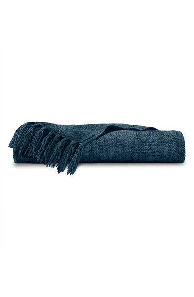 Shop Ella Jayne Home Chenille Throw Blanket In Midnight Blue