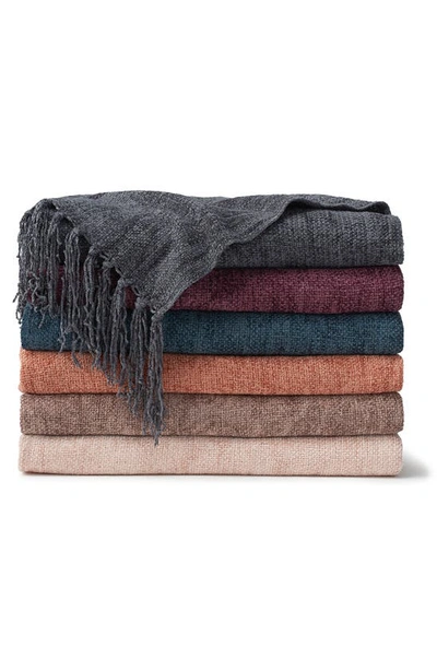 Shop Ella Jayne Home Chenille Throw Blanket In Midnight Blue