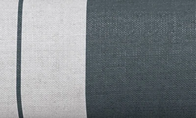 Shop Ella Jayne Home Stripe Linen & Cotton 3-piece Duvet Set In White Blue Wide Stripe