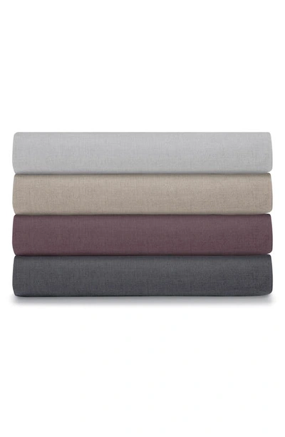 Ella Jayne Home Solid Linen & Cotton 3-piece Duvet Set In Light Grey