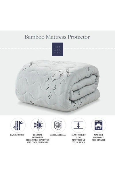 Ella Jayne Home Hypoallergenic Mattress Protector In White