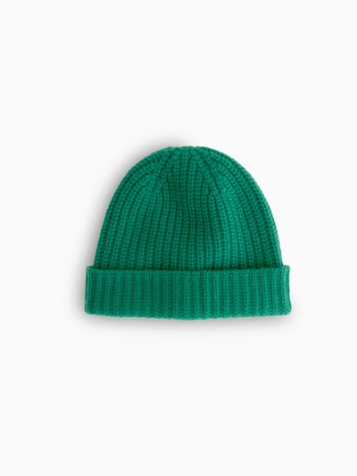 Shop Alex Mill Cashmere Beanie In Kelly Green