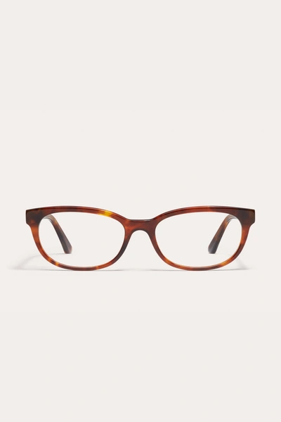 Shop Danielle Guizio Ny Lucky You Glasses In Tortoise Clear
