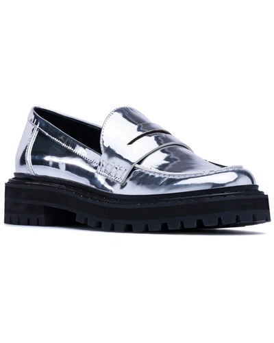 Shop D'amelio Footwear Prescia Loafer In Silver
