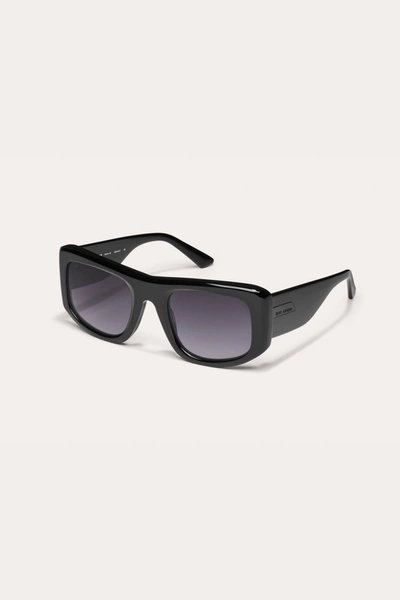 Shop Danielle Guizio Ny Uniform Sunglasses In Black Smoke