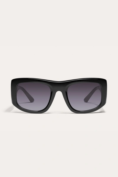Shop Danielle Guizio Ny Uniform Sunglasses In Black Smoke
