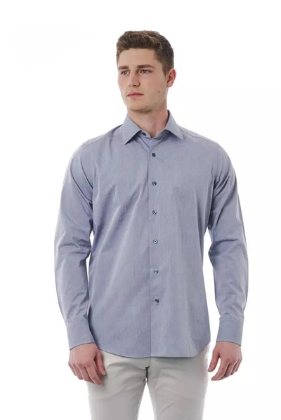 Shop Bagutta Cotton Men's Shirt In Grey