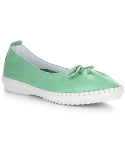 Shop Bos. & Co. Osaka Leather Shoe In Green