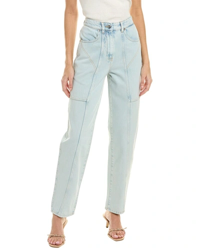 Shop Iro Light Wash Relaxed Jean In Blue