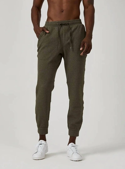Shop 7diamonds Restoration Performance Joggers In Olive In Green