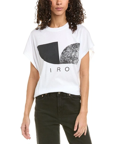 Shop Iro Ivyne T-shirt In White