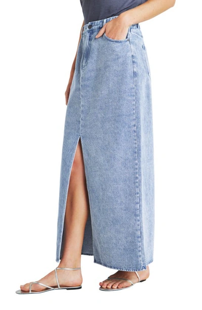 Shop Splendid Rhiannon Denim Maxi Skirt In Indigo