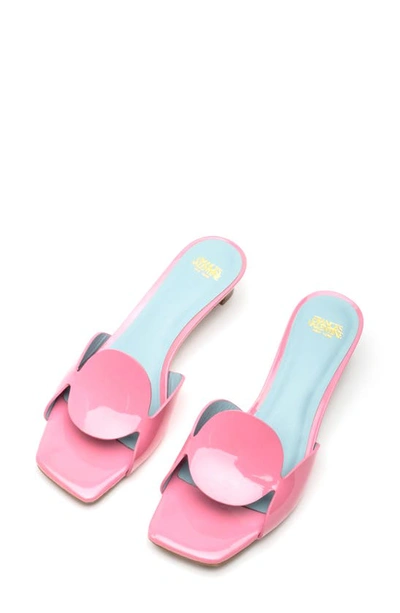Frances Valentine Sandy Slide Sandal In Pink