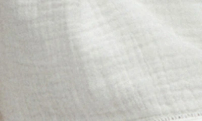 Mango Elastic Waist Cotton Shorts White In White