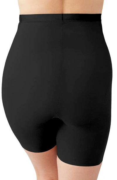 Shop Wacoal Shape Revelation™ Straight High Waist Thigh Shaping Shorts In Black