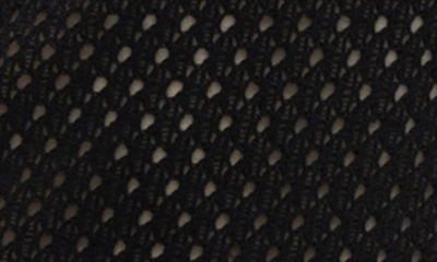 Mango Long Openwork Knit Dress Black In Black