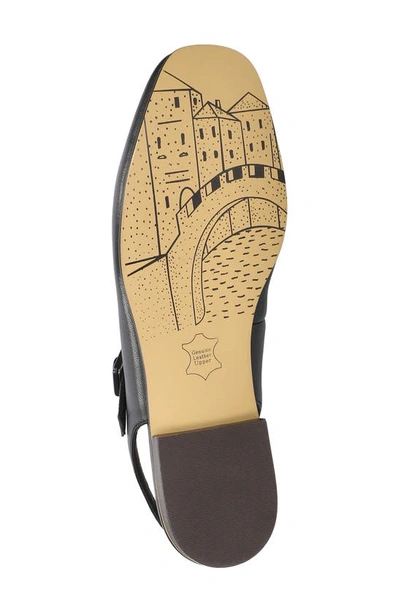Bella Vita Andie Womens Leather Square Toe Mary Janes In Black Leather