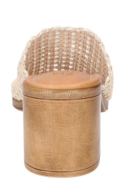 Shop Bella Vita Eni-italy Slide Sandal In Natural Woven
