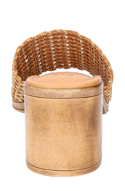Bella Vita Women's Italy Eni-italy Block Heel Sandals In Tan Woven