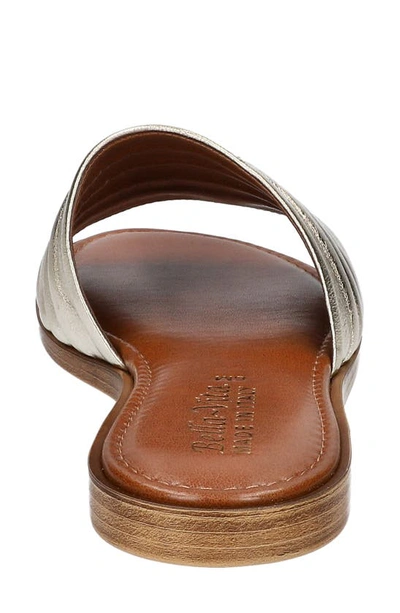 Shop Bella Vita Rya-italy Slide Sandal In Champagne Italian Leather