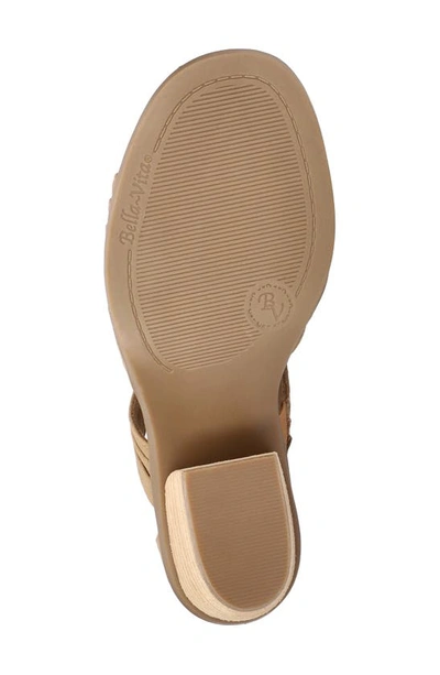 Bella Vita Women's Quinnell Block Heel Sandals In Natural