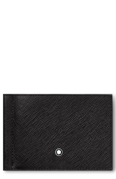 Shop Montblanc Sartorial Leather Bifold Wallet In Black