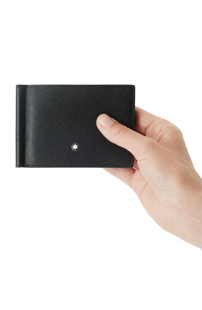 Shop Montblanc Sartorial Leather Bifold Wallet In Black