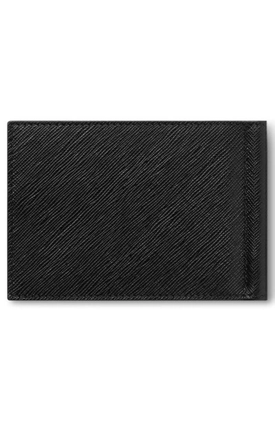 Shop Montblanc Sartorial Leather Bifold Wallet In Black