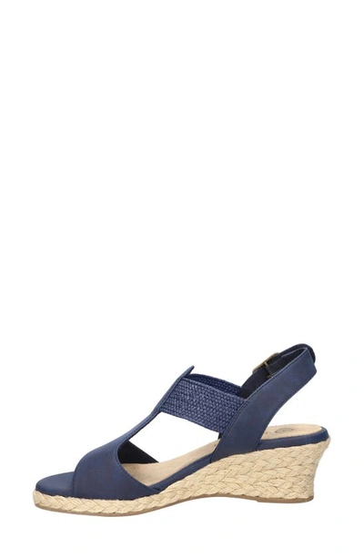 Shop Bella Vita Zayla Wedge Sandal In Navy