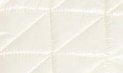 Via Spiga Box Quilt Hoode Coat In Champagne