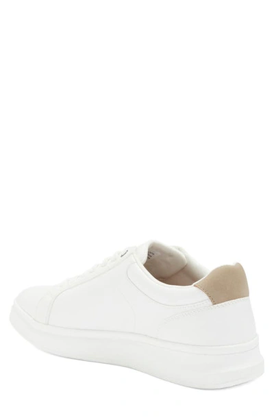 Aldo Ronan Sneaker In White Syn Pebble
