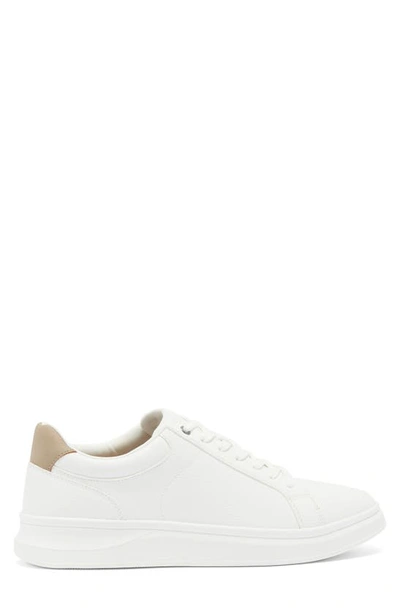 Aldo Ronan Sneaker In White Syn Pebble