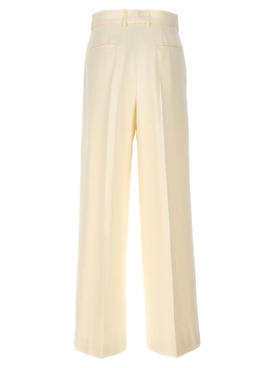 Shop Jil Sander 61 Pants White