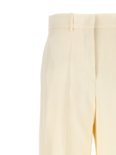 Shop Jil Sander 61 Pants White