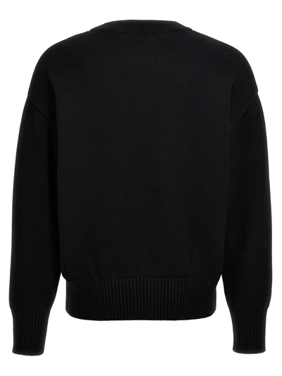 Shop Ami Alexandre Mattiussi Adc Sweater, Cardigans Black