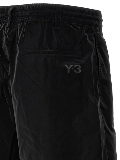 Shop Y-3 Bermuda Shorts With Side Bands Bermuda, Short Black