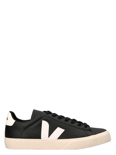 Shop Veja Campo Sneakers White/black
