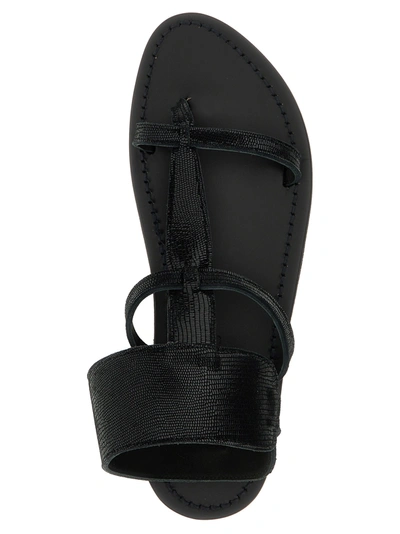 Shop K.jacques Saint Tropez Caravelle Sandals Black