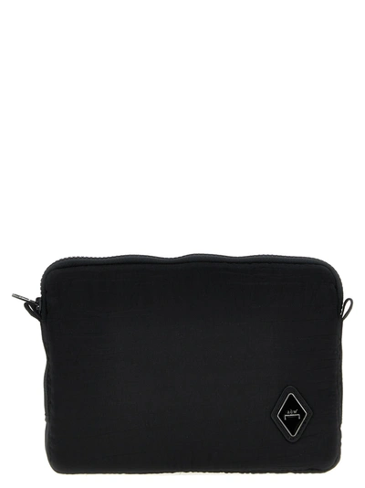Shop A-cold-wall* Diamond Pouch Crossbody Bags Black