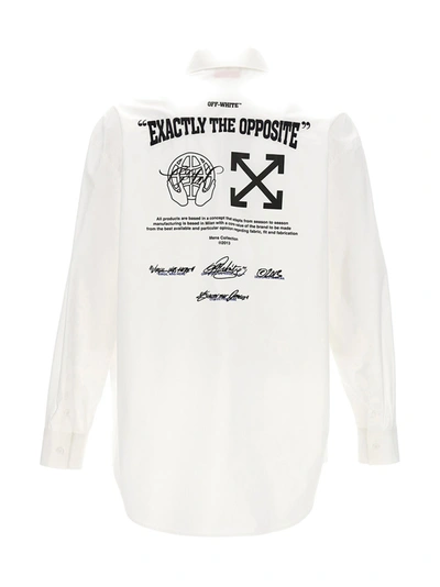 Shop Off-white Exact Opposite Shirt, Blouse White